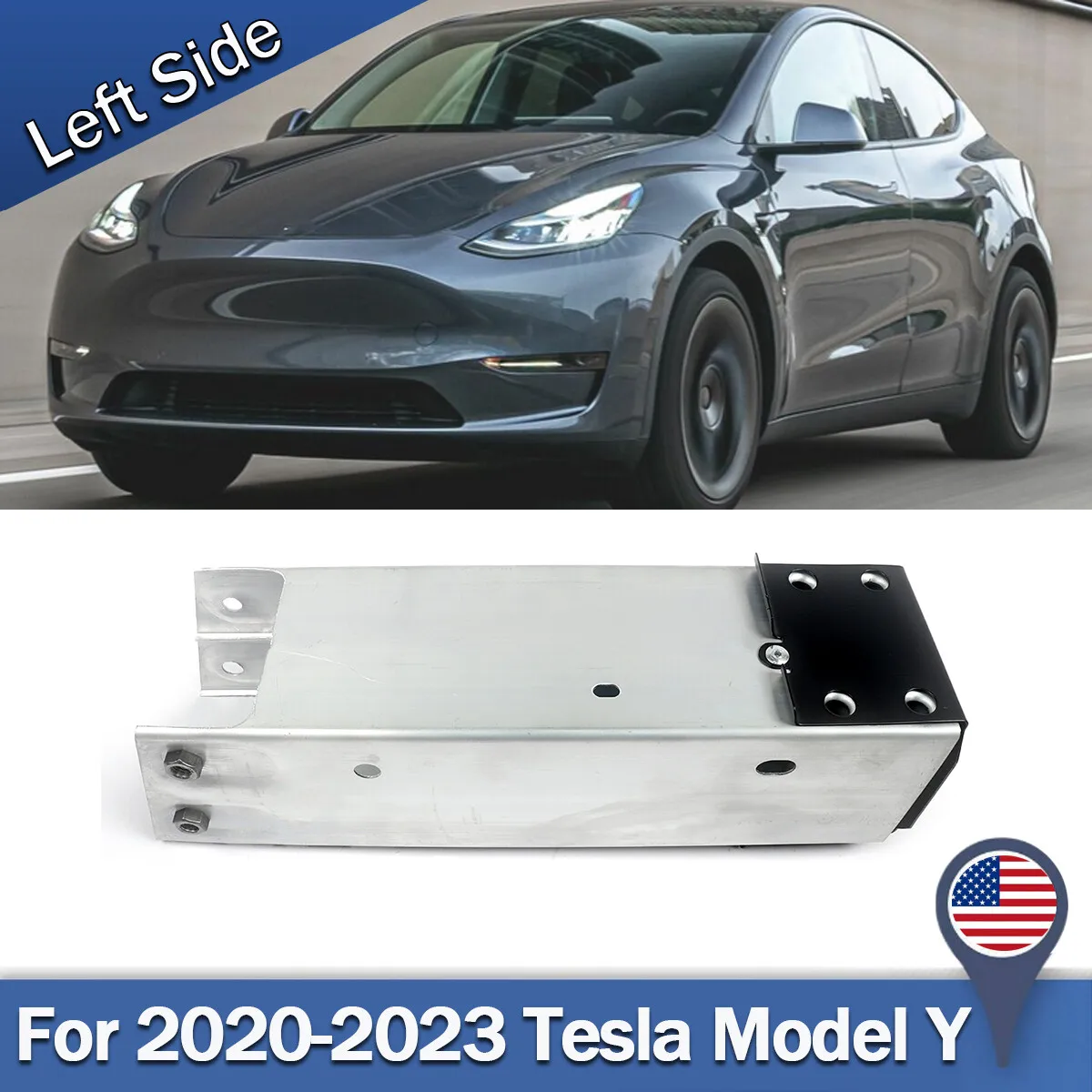 

Кронштейн переднего бампера для Tesla Model Y 2020 2021 2022 2023, переднее левое усиление, удлинитель, облегчает ударную силу