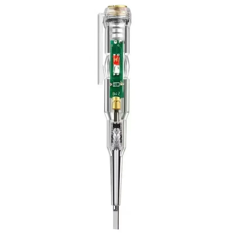 Ntelligent Voltage Tester Pen  Induction Power Voltage Detector Pen with High Brightness LED Light Electrical Indicator Tool