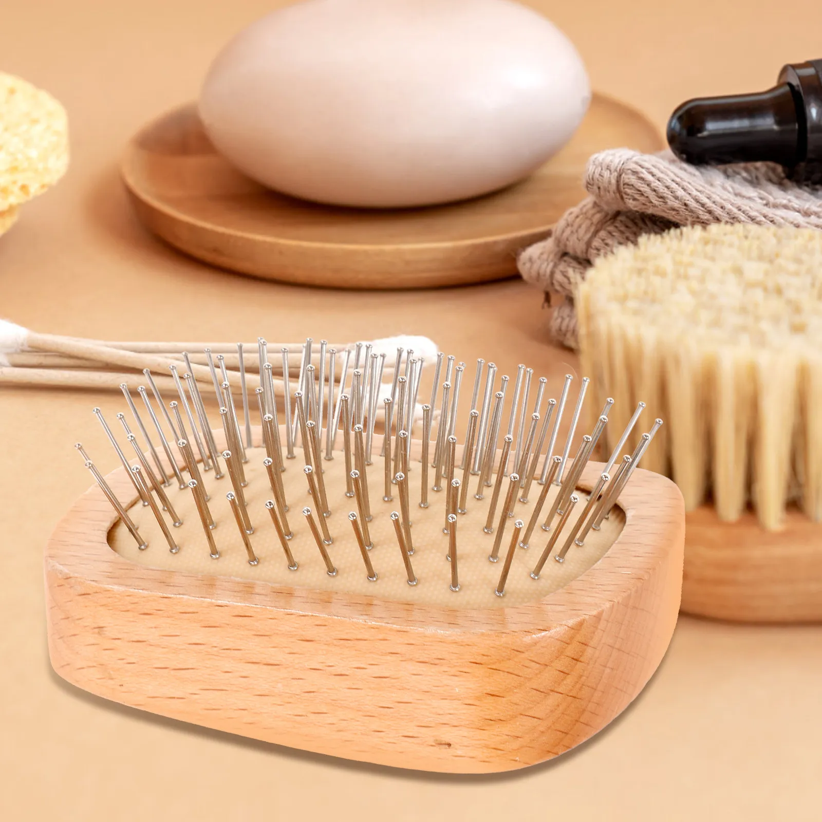 

Щетка-расческа для распутывания волос, легкая массажная расческа с гладкими щетинками, инструмент для укладки, расческа для волос для женщин и детей, уход за кожей головы