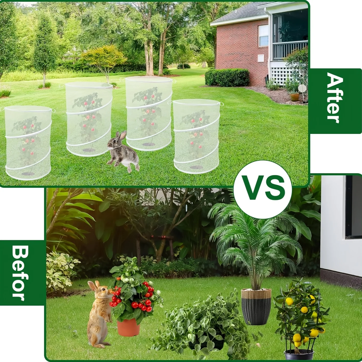 

Pop Up Animal Plant Cover Vườn Thực vật Côn trùng Net Cover Có thể gập lại Lưới bảo vệ thực vật Cage