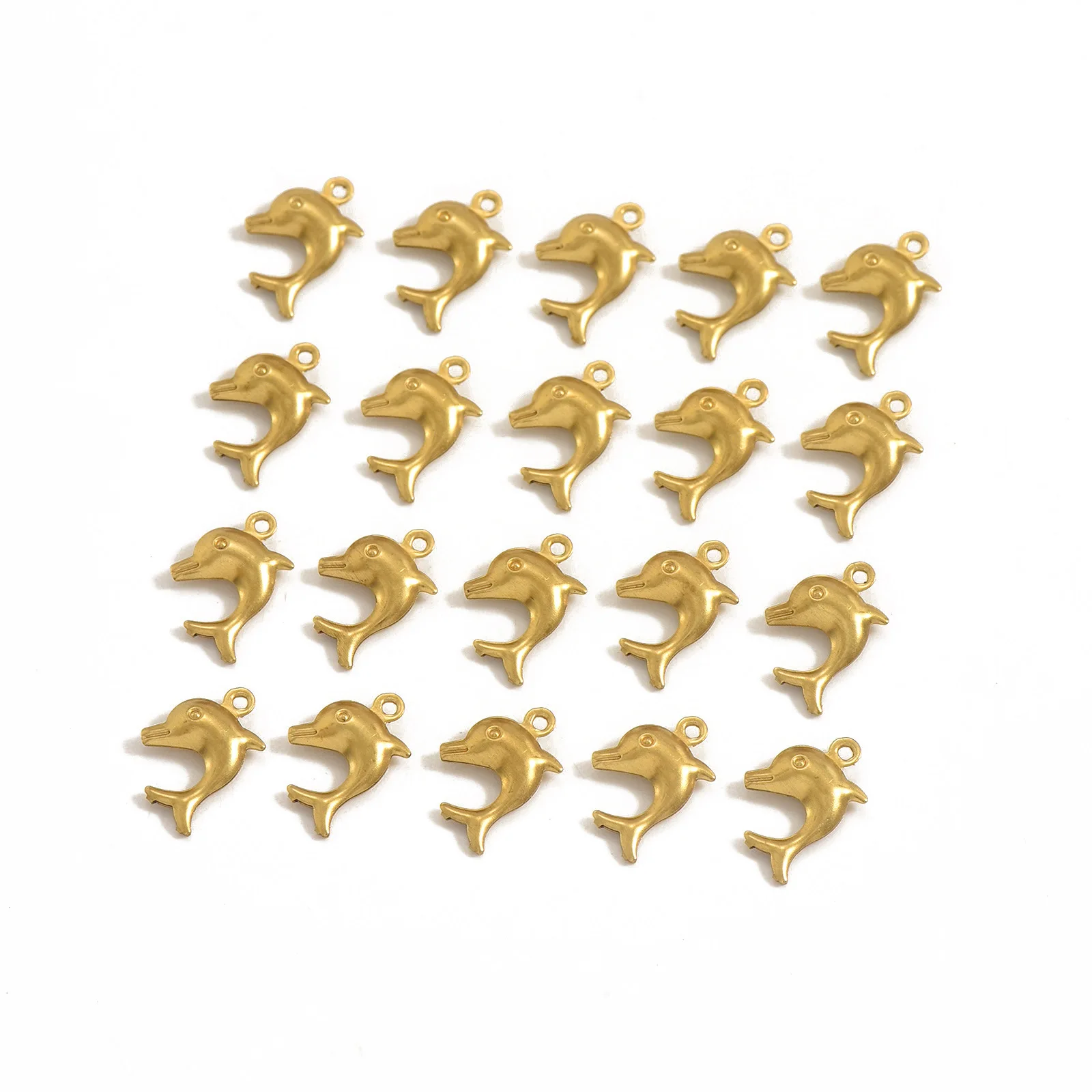 

50 шт. 3D подвески в виде дельфина на тему океана, мини-латунные очаровательные серьги «сделай сам», принадлежности для изготовления ювелирных изделий, декоративные материалы ручной работы