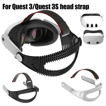 Comfort Silicone Head Strap for Meta Quest 3 / Quest 3S – Lightweight 89g Breathable Repla