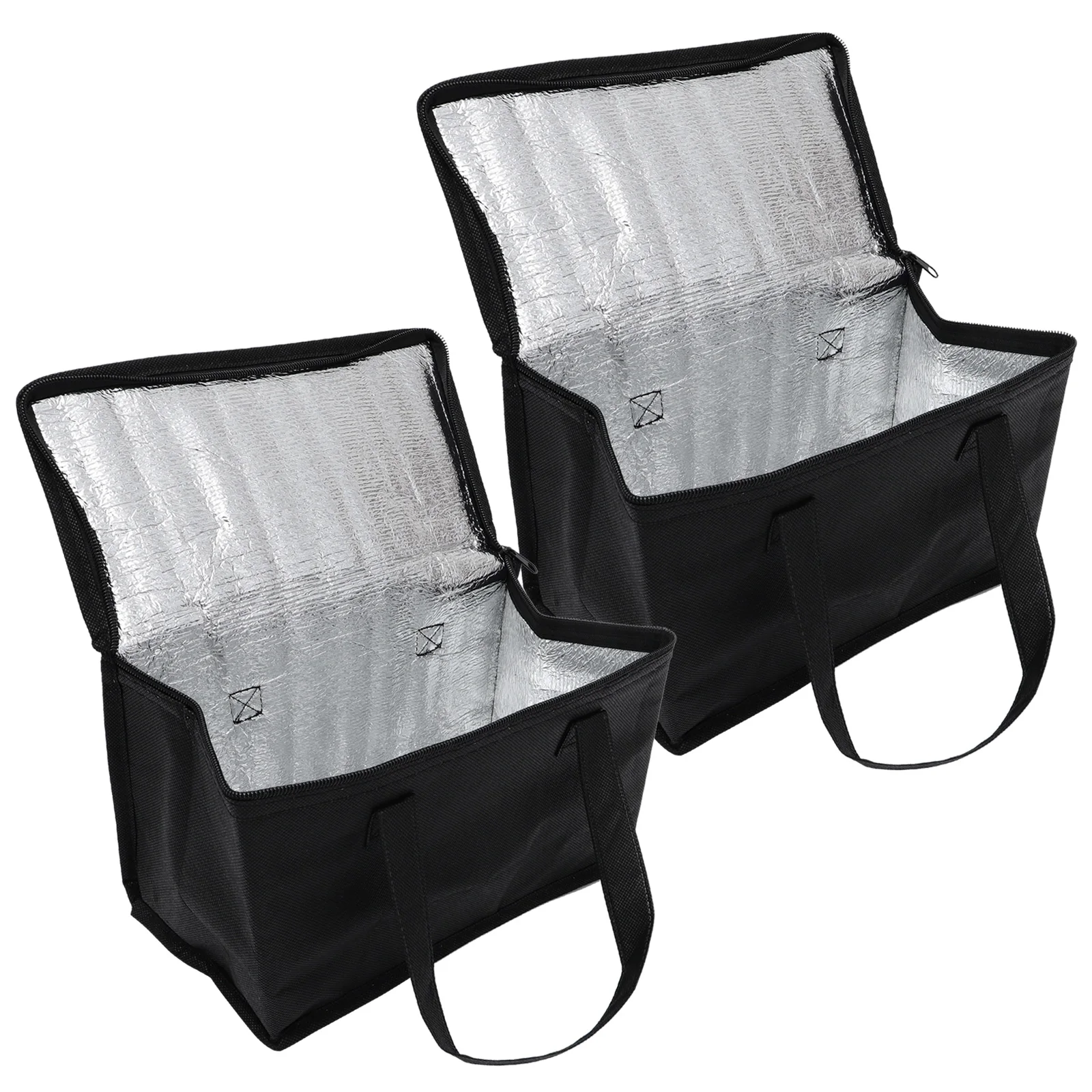 

2pcs Insulation Fabric Large Capacity Bento Cold Fresh Preservation Lunch Bag Food Lunch Portable Picnic Bento Bag Storage
