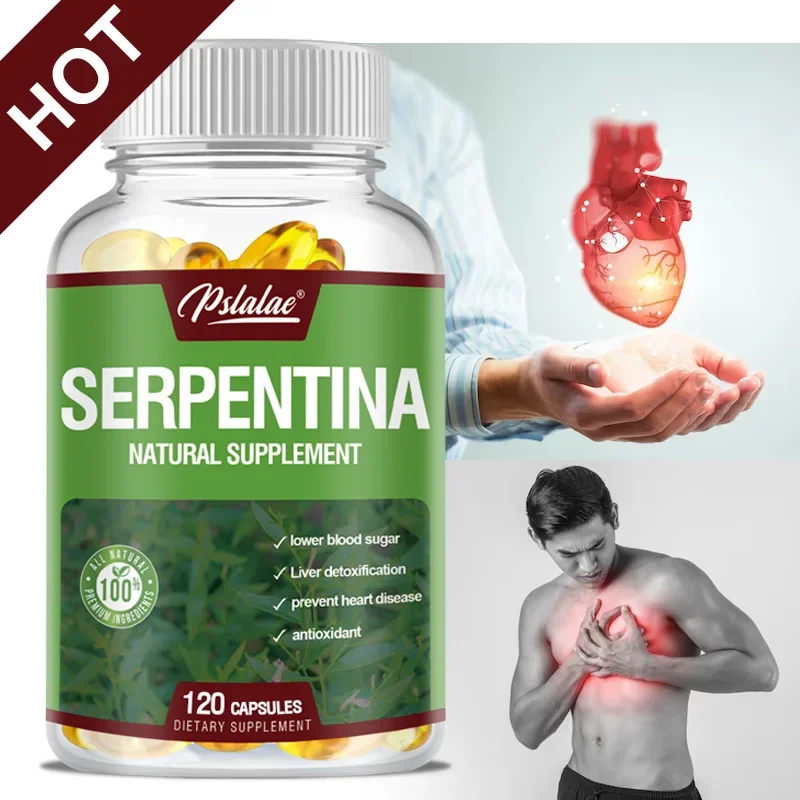 Cápsulas de serpentina: extractos de hierbas naturales, promueven la salud del corazón, mejoran la defensa inmune del cuerpo, no GMO