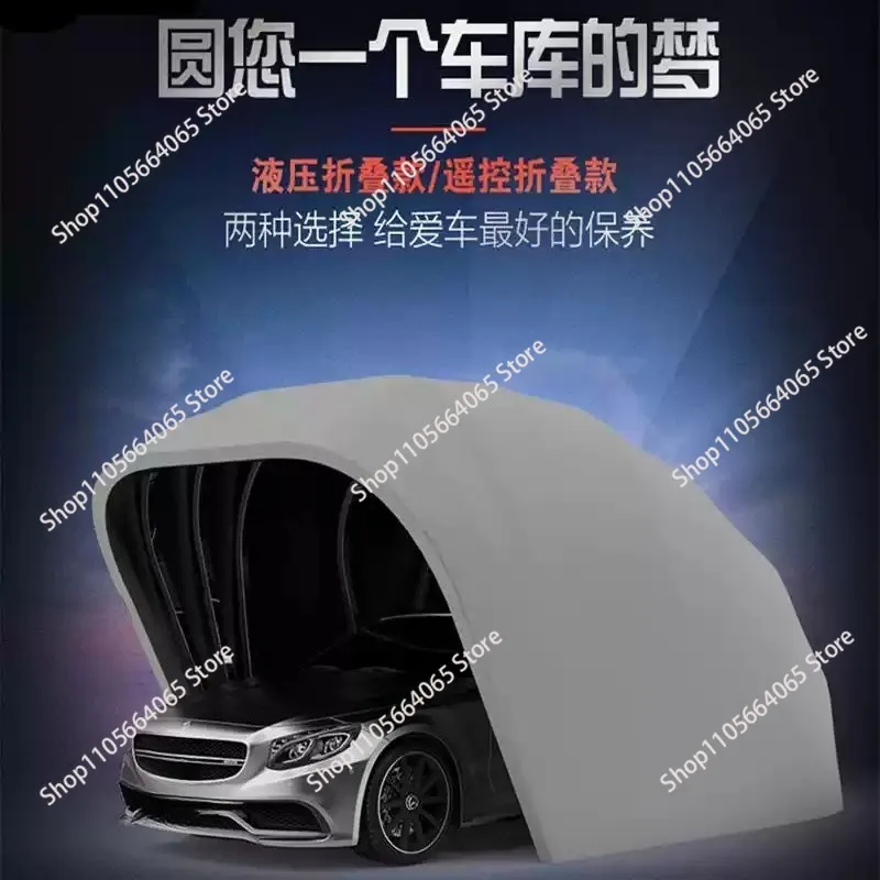 Semi-automatic Fully Automatic Mobile Carport Garage Folding Material Semi-automatic Carport Car Parking Shed