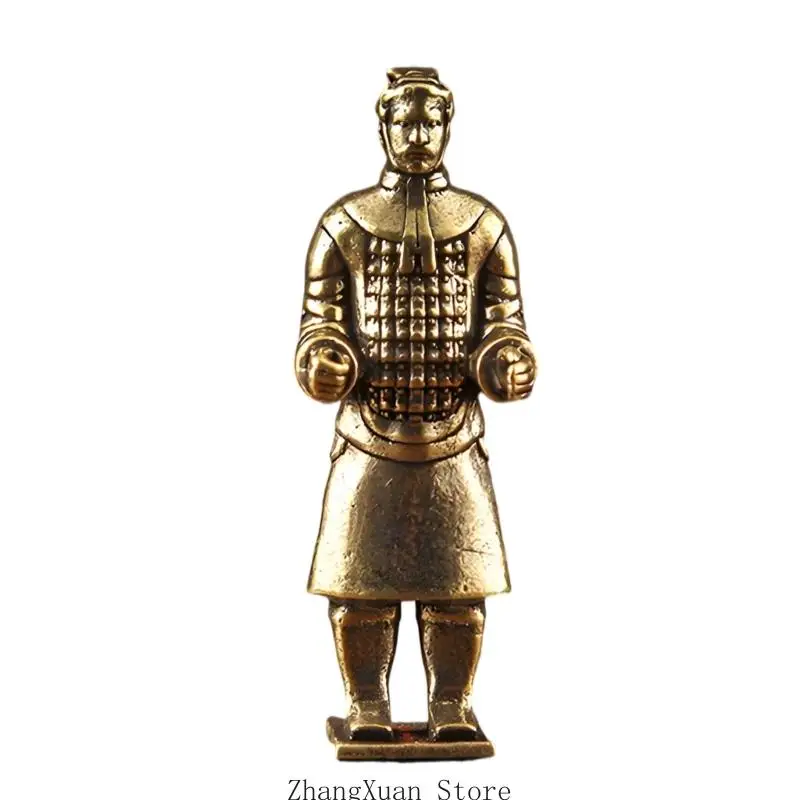 Kulturelle Terrakotta-Soldat-Figur für Büro-Schreibtisch-Regal und Heim-Styling 3XUF – Detail 4