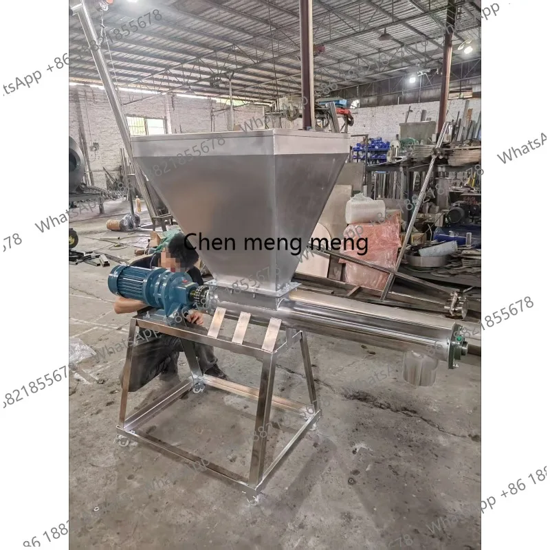 Automatic Screw Feeder Adjustable Speed Screw Conveyor Suitable for Poultry and Livestock Feeding Farm Feed Distribution Systems