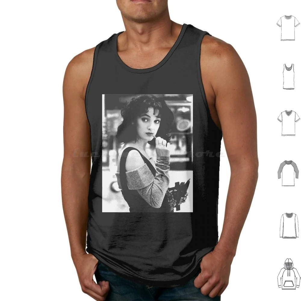 Heathers-Winona Ryder Tank Tops Print Cotton Heather Heathers Movie Jd Veronica Jason Dean Comedy Drama 1988 Winona Ryder