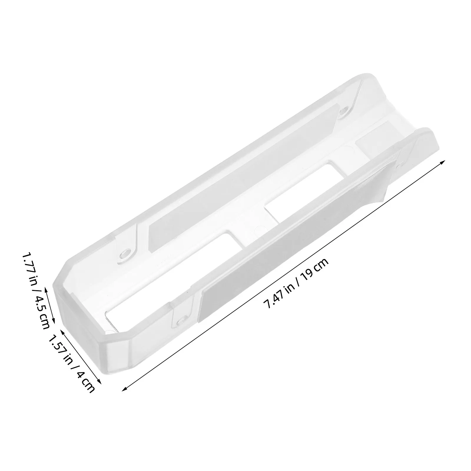 1Pair Wall Mounted Laptop Mount Holder Clear Acrylic Fits 30Mm Thick Adhesive Screws Keyboard Tablet Bracket Home Office