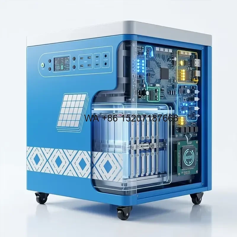 Wmwmnu for Efficient BS Series AC Hybrid Solar System Stackable Support Solar Charging Emergency Power Supply