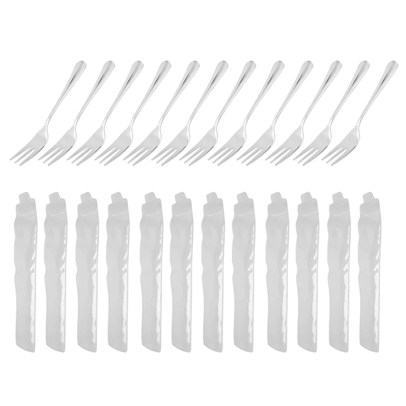 

Dessert Forks Set Of 12, 5.5Inches, Stainless Steel Cocktail Forks, Appetizer Small Forks, Fruit Salad Forks For Party