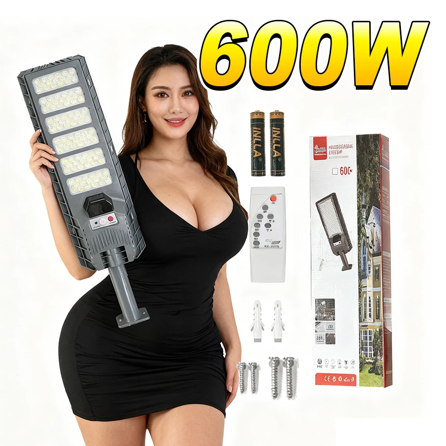 

600 Вт/400 Вт/300 Вт уличные солнечные лампы уличный фонарь датчик движения водонепроницаемый уличный солнечный прожектор настенный сад внешний солнечный светильник