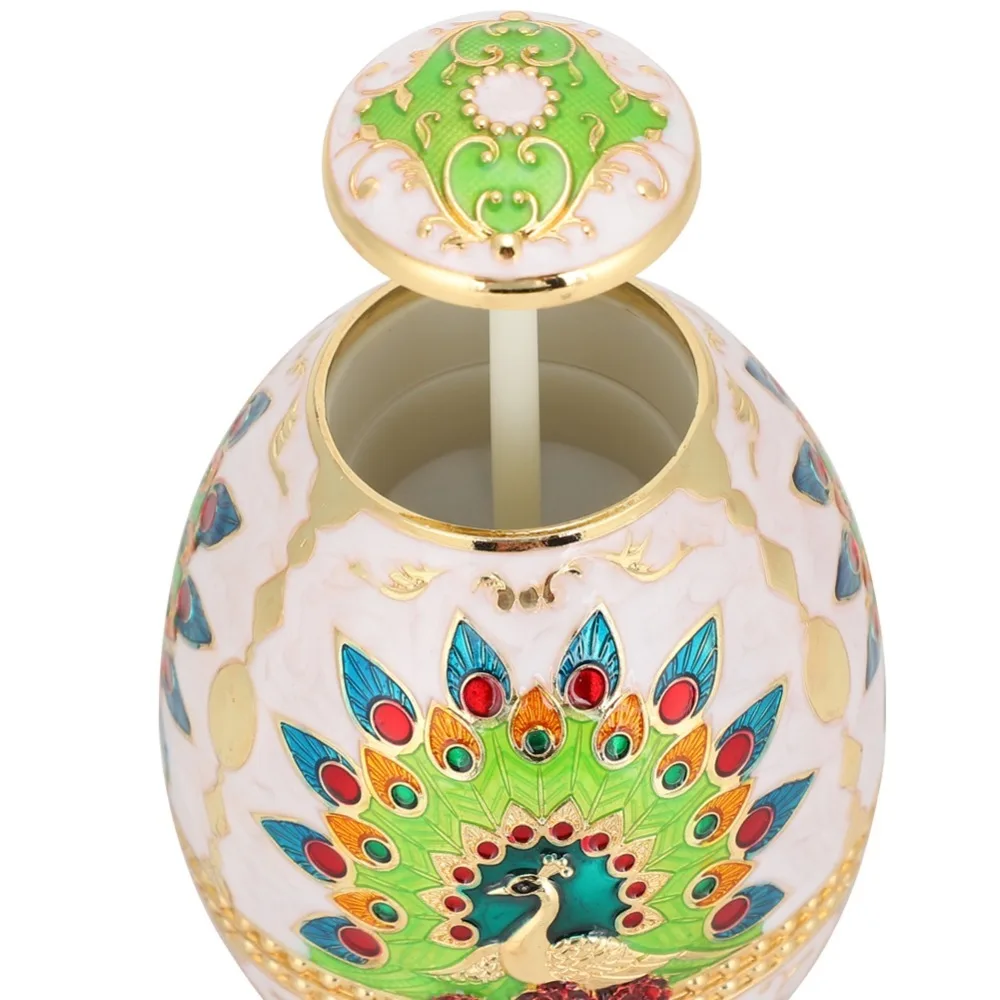 Zinc Alloy Toothpick Dispenser Automatic Up White Toothpick Box Retractable Retro Toothpick Organizer Hotel Use
