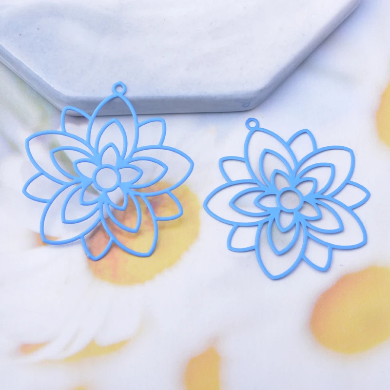 30 Stück/Lot AD3269 36*29mm Messing-Lebensblumen-Anhänger Bunte Schmuck- und Ohrring-Materialien – Detail 9