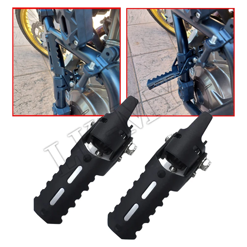 

Подходит для HARLEY PAN AMERICA 1250 PANAMERICA 1250 2020, аксессуары для мотоциклов, передние подножки для шоссе, складные подножки, зажимы
