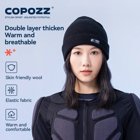 COPOZZ Зимняя шерстяная шапка