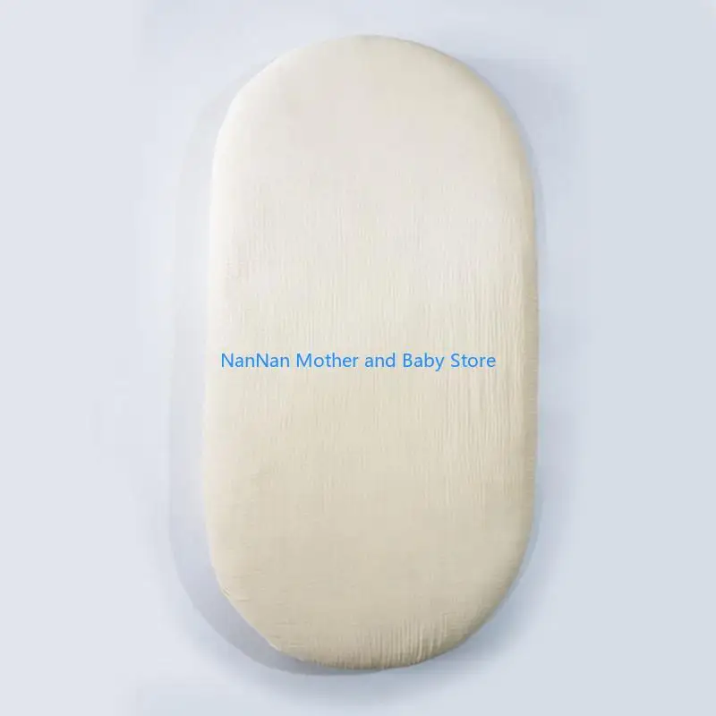 ملاءة قطنية قابلة للتمدد لأسرّة الأطفال، فراش لطيف يسمح بالتهوية مقاس 82 × 41 × 10 سم