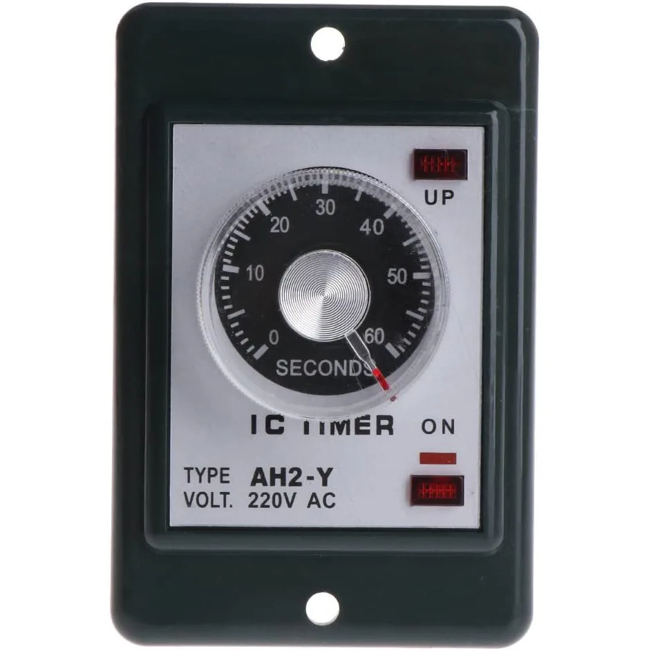 A practical time relay solution The model number AH2 Y designed to work at an input voltage of two hundred twenty volts