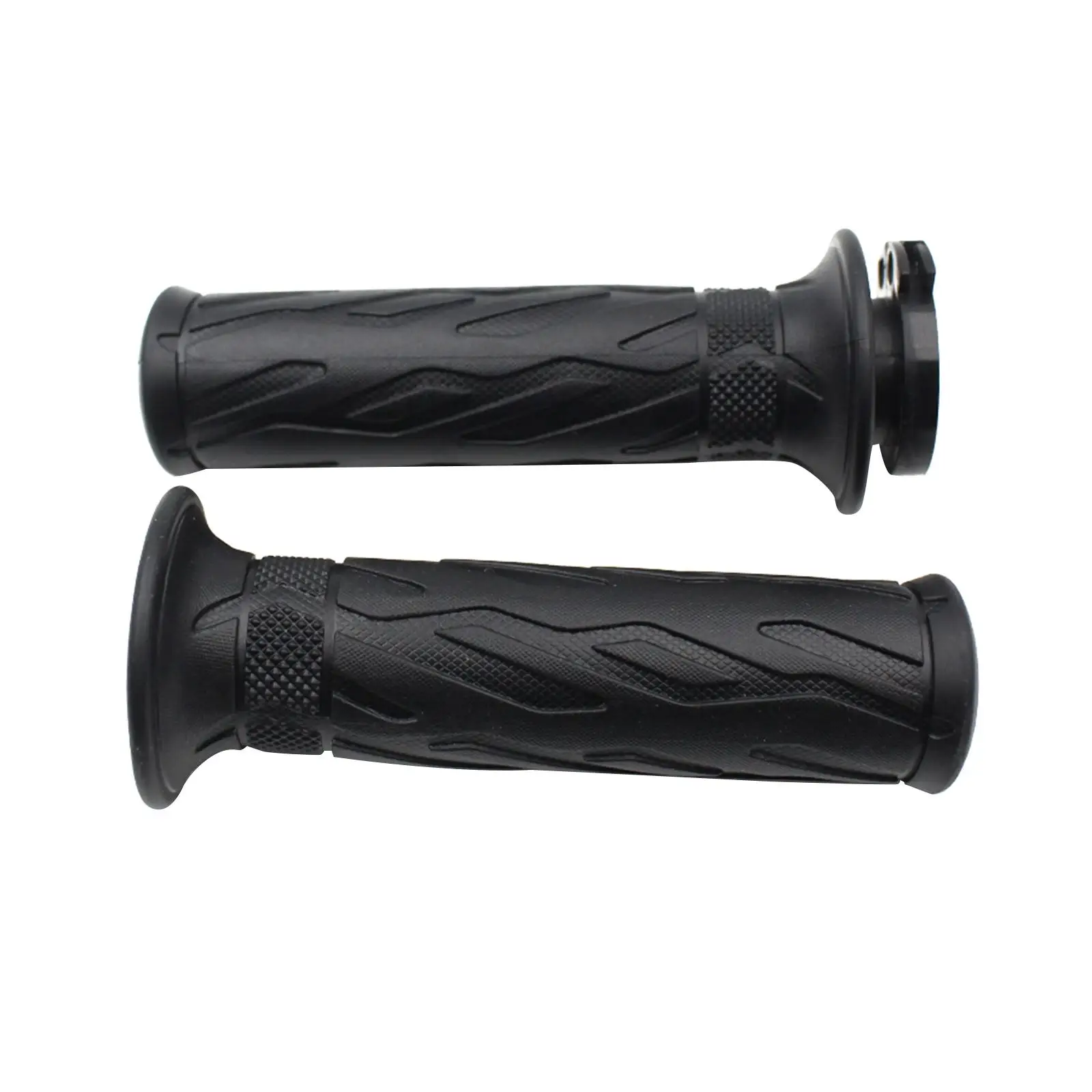 Universal Motorcycle Rubber Hand Grips Enhanced Friction Comfy Control Quick Install Throttle Aid for 22mm Handlebars - view 4