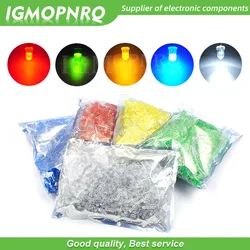 1000pcs 3mm 5mm LED diode Light Emitting Red Green Yellow White Orange Blue DIP