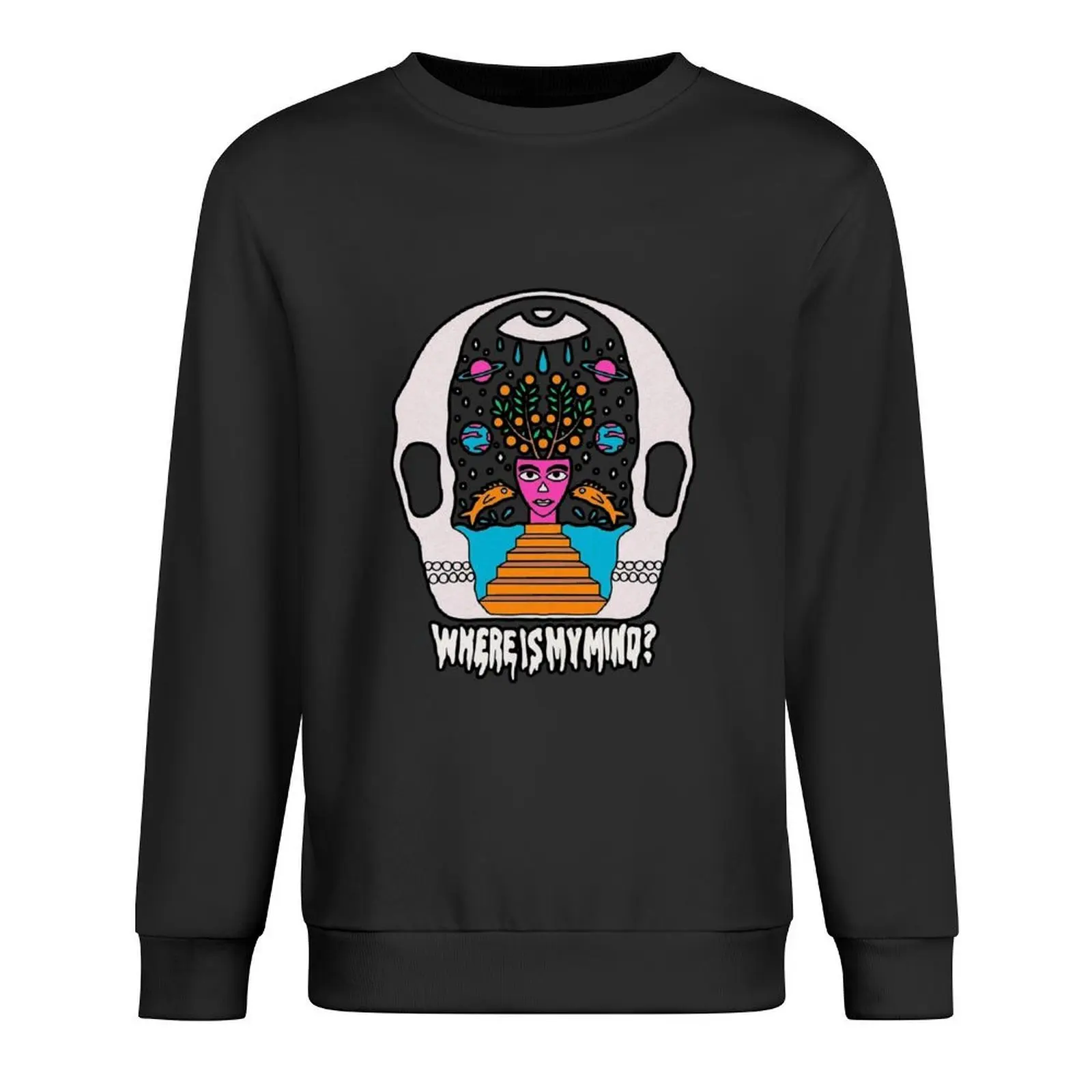 

Where Is My Mind  Pullover men's winter sweater men's clothes mens clothing men's sweat-shirt hooded sweatshirt for men