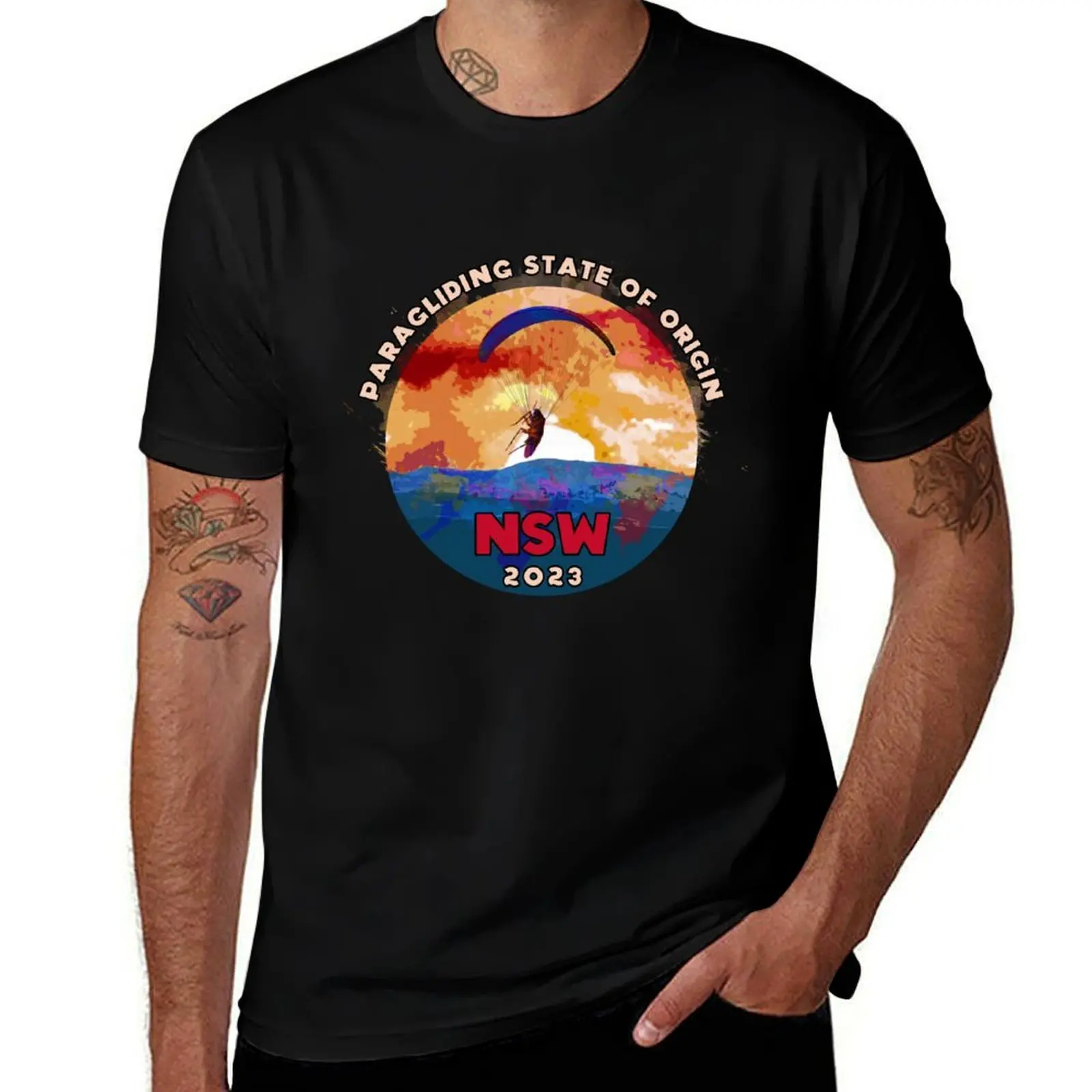 

T-Shirt shirts 2023 shirt casual t cotton Origin t 2023 Paragliding of State g man t man for men shirt man