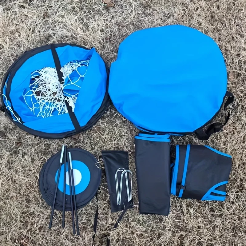 4 أوضاع شبكة هدف كرة القدم المنبثقة 4 في 1 هدف كرة قدم قابل للطي للاستخدام الداخلي والخارجي لتحسين دقة المرور والتصوير