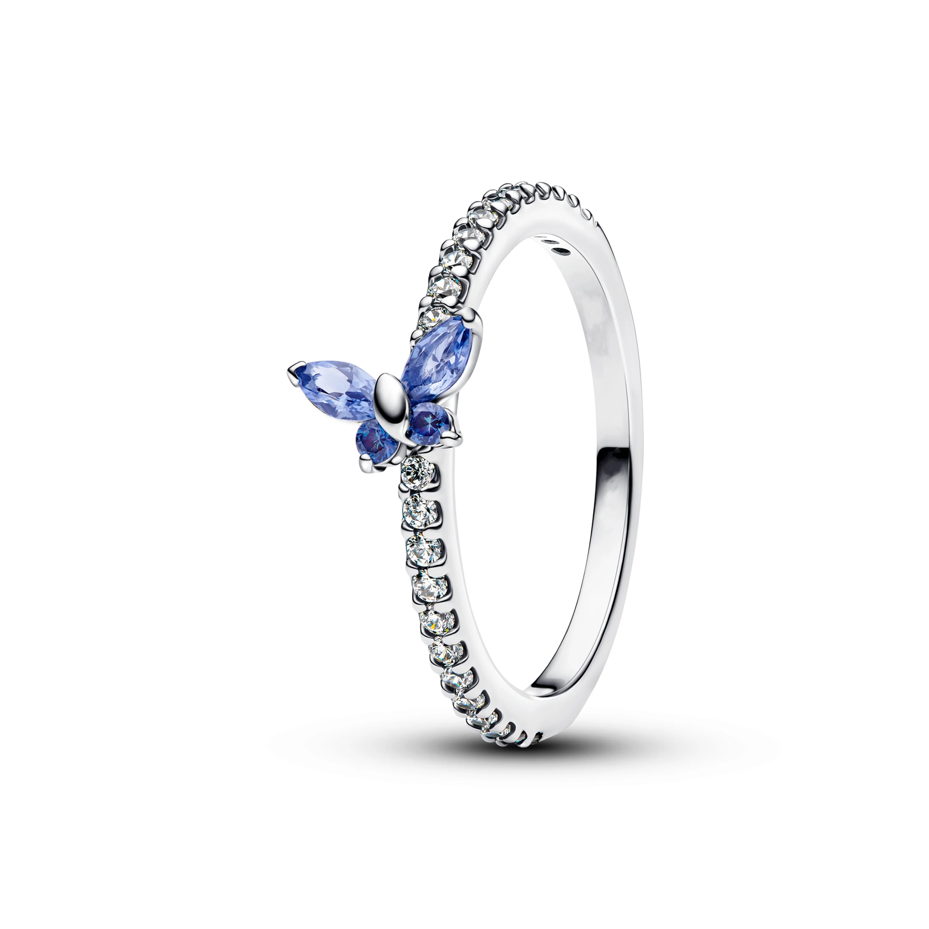 Women's 925 Pure Silver Crown & Bow Zircon Ring, Exquisite Gift