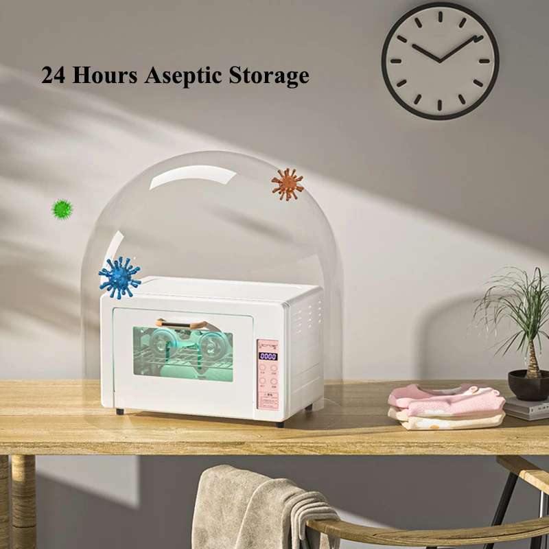 자외선 소독 캐비닛 속옷 식기 병, 작은 아기 옷, 뷰티 네일 아트 도구, 살균기 건조기, 48 리터