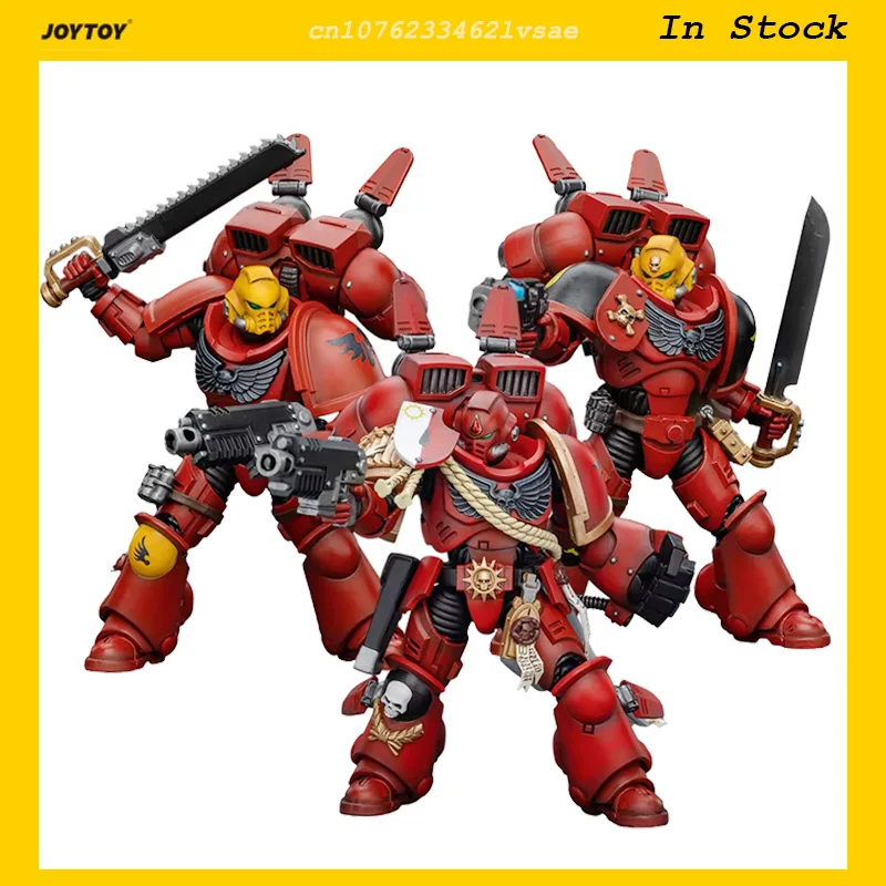 JOYTOY Blood Angels Jump Pack Squad 1/18 Action Figure Warhammer 40K Anime Figure Intercessors 12.2cm Doll Collection Toy Gifts