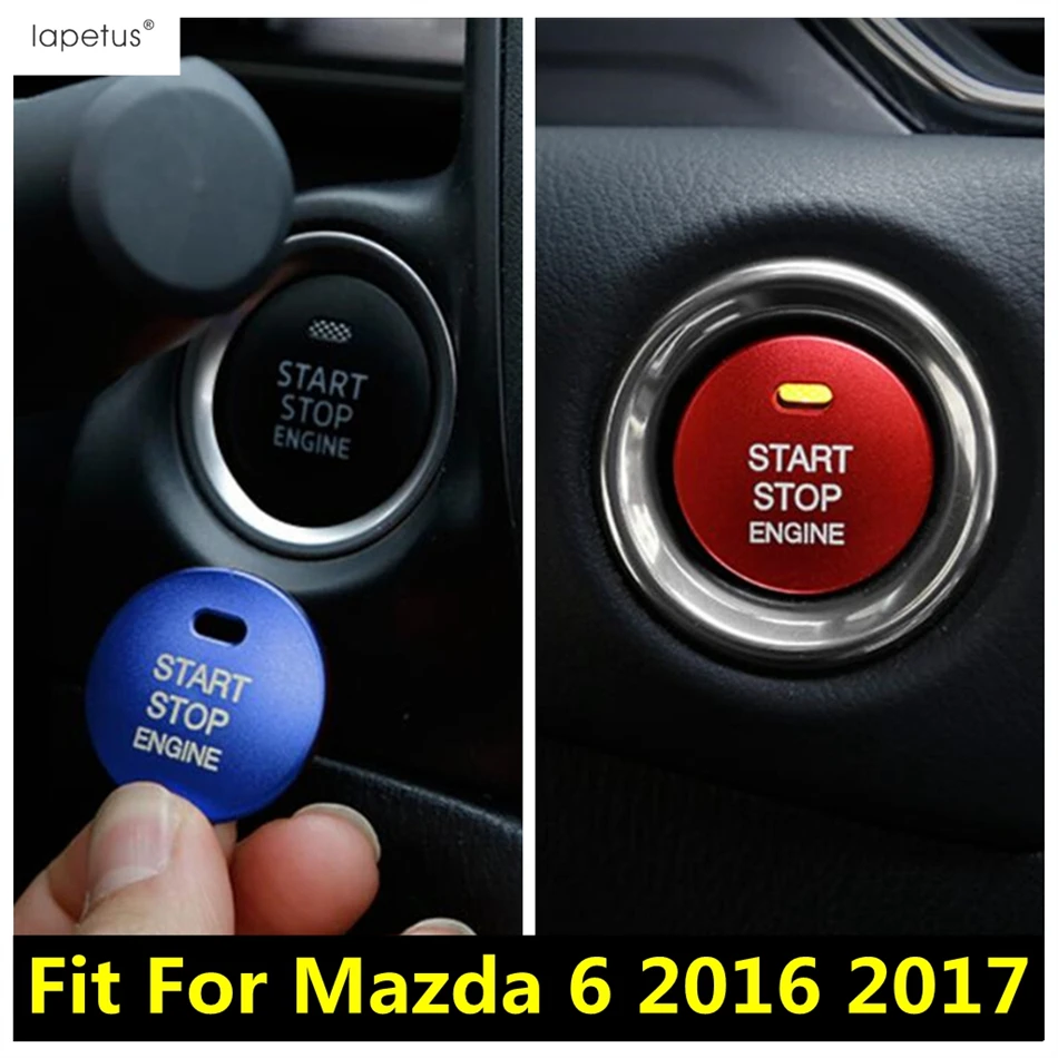 

Car Start Stop Engine Push Key Button Ring Circle Molding Decoration Cover Trim Accessories For Mazda 6 Sedan Wagon 2016 2017