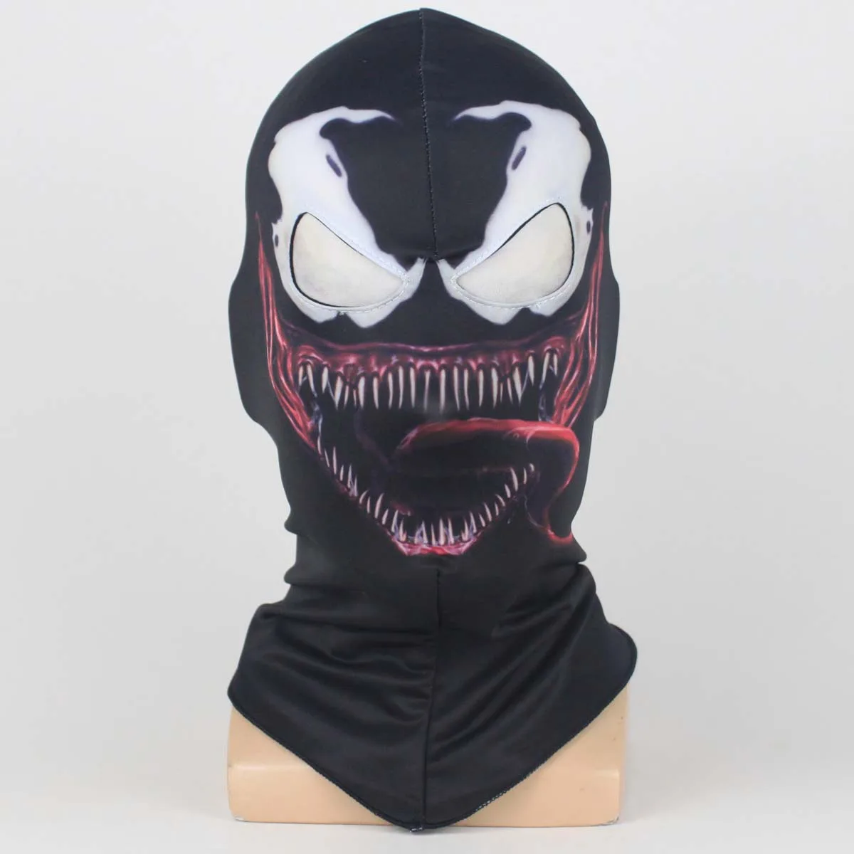 Venom Balaclava Mask Cosplay Outdoor Superhero Motorcycles Riding Skull Face Shield Halloween Party Dress Up Costume Props