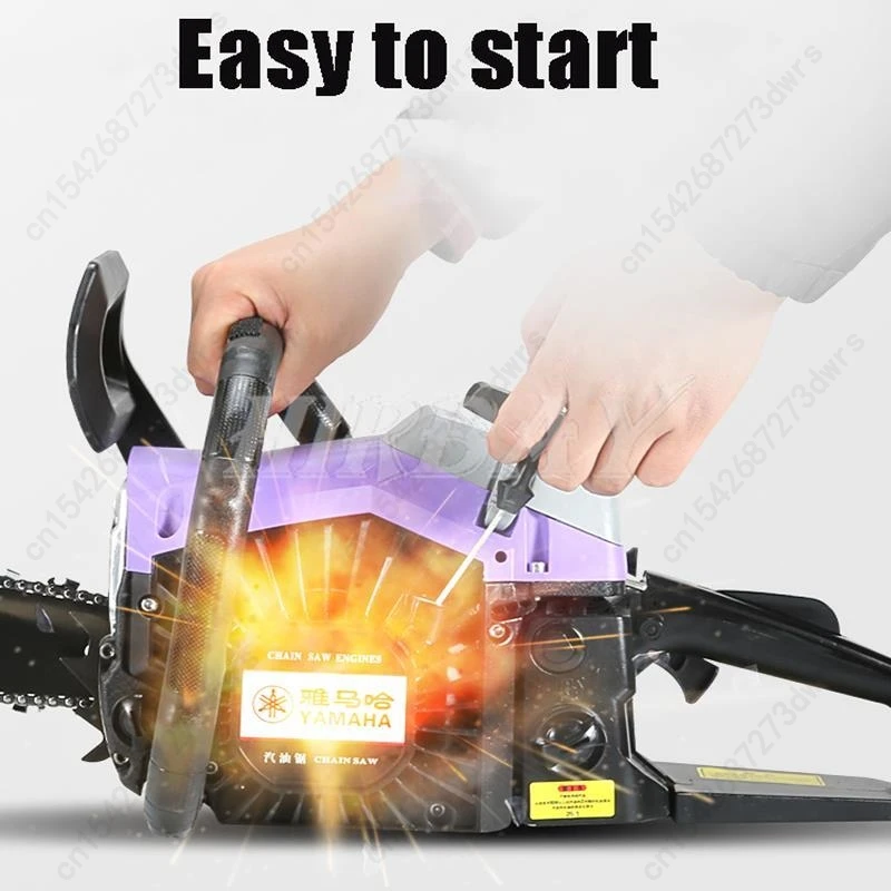 Gasoline Chainsaw Chainsaw 2 Stroke Petrol chainsaw Professional Logging Chain Saw High-power Cutting Tools