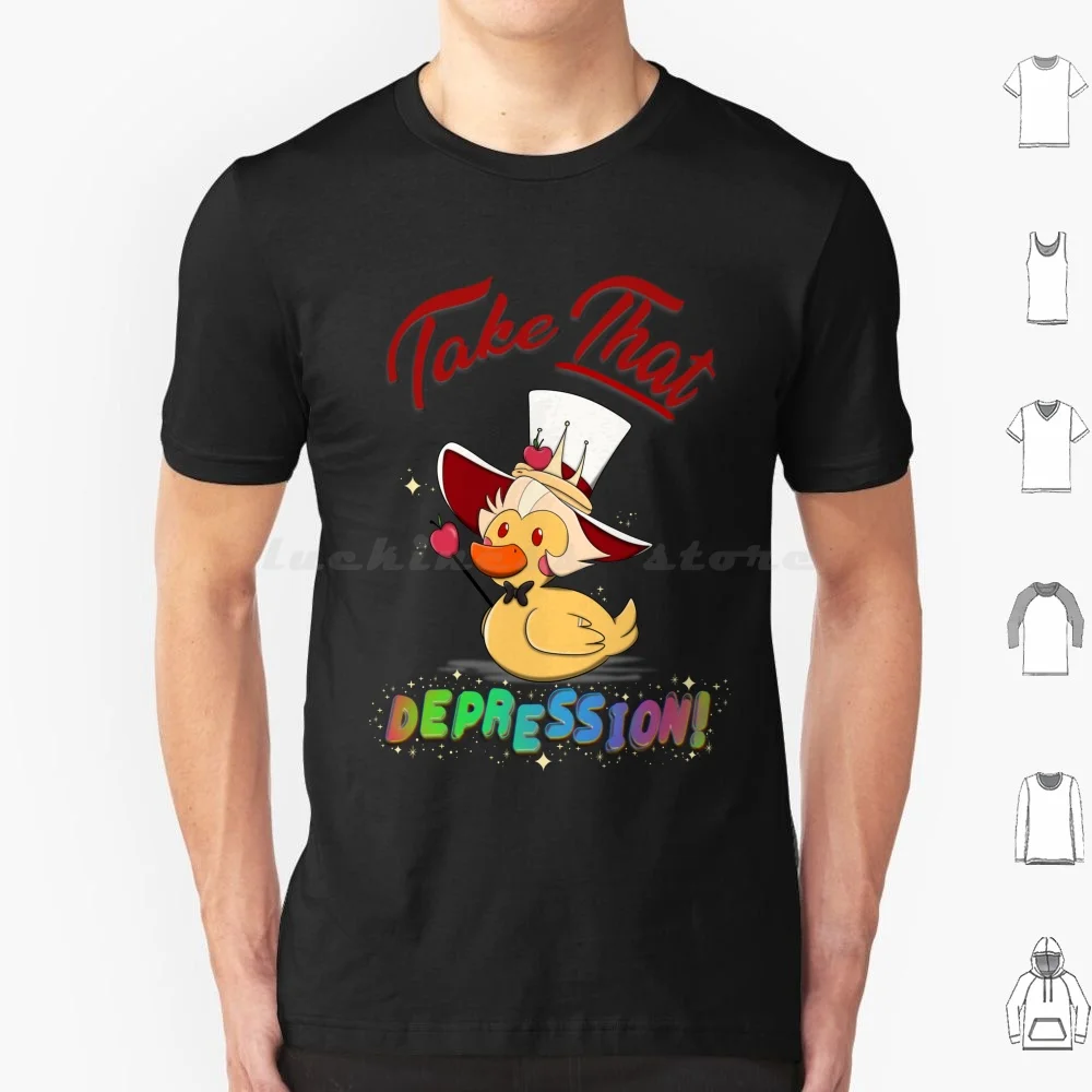 Rubber Duck Luci T Shirt Cotton Men Women DIY Print Lucifer Rubber Duck Cute Adorable Motivational Take That Depression Luci