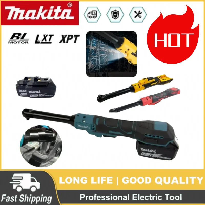 

Makita Compatible Ratchet Wrench Cordless Brushless Driver Variable Speed Heavy Duty Power Tools For Makita 18V Battery