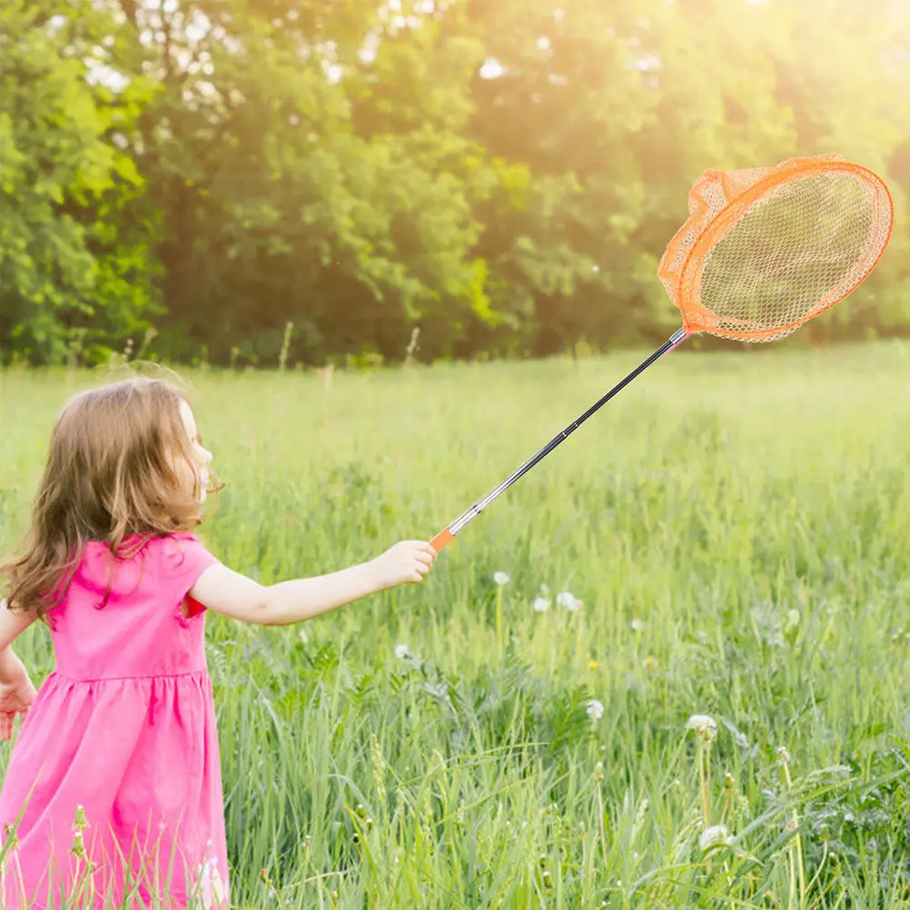 4Pcs Catchers Durable Mesh Frame Telescopic Handle Catching Nets Outdoor Kids Fishing Nets Net Toy Net Butterflies Catcher