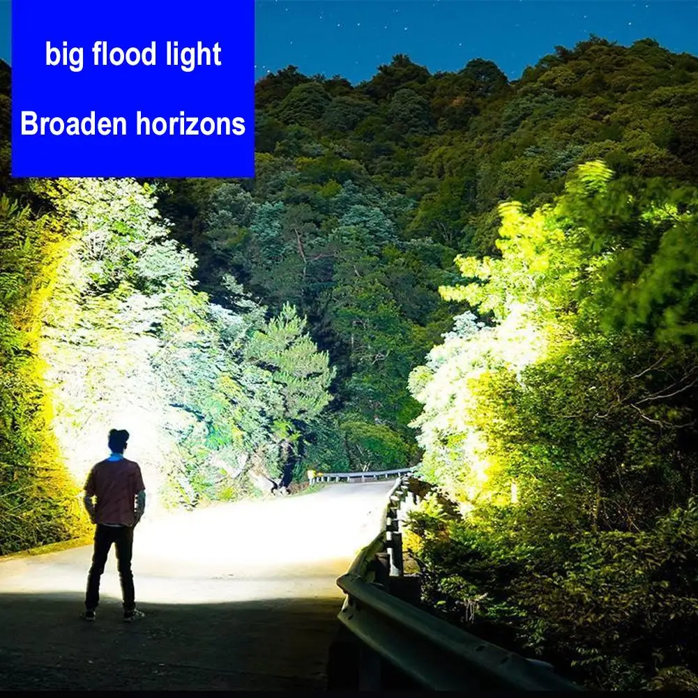 LED Waving Sensor Headlights Super Bright And Bright Range Charging Light Work Head Extra Light Mounted Long I2D2