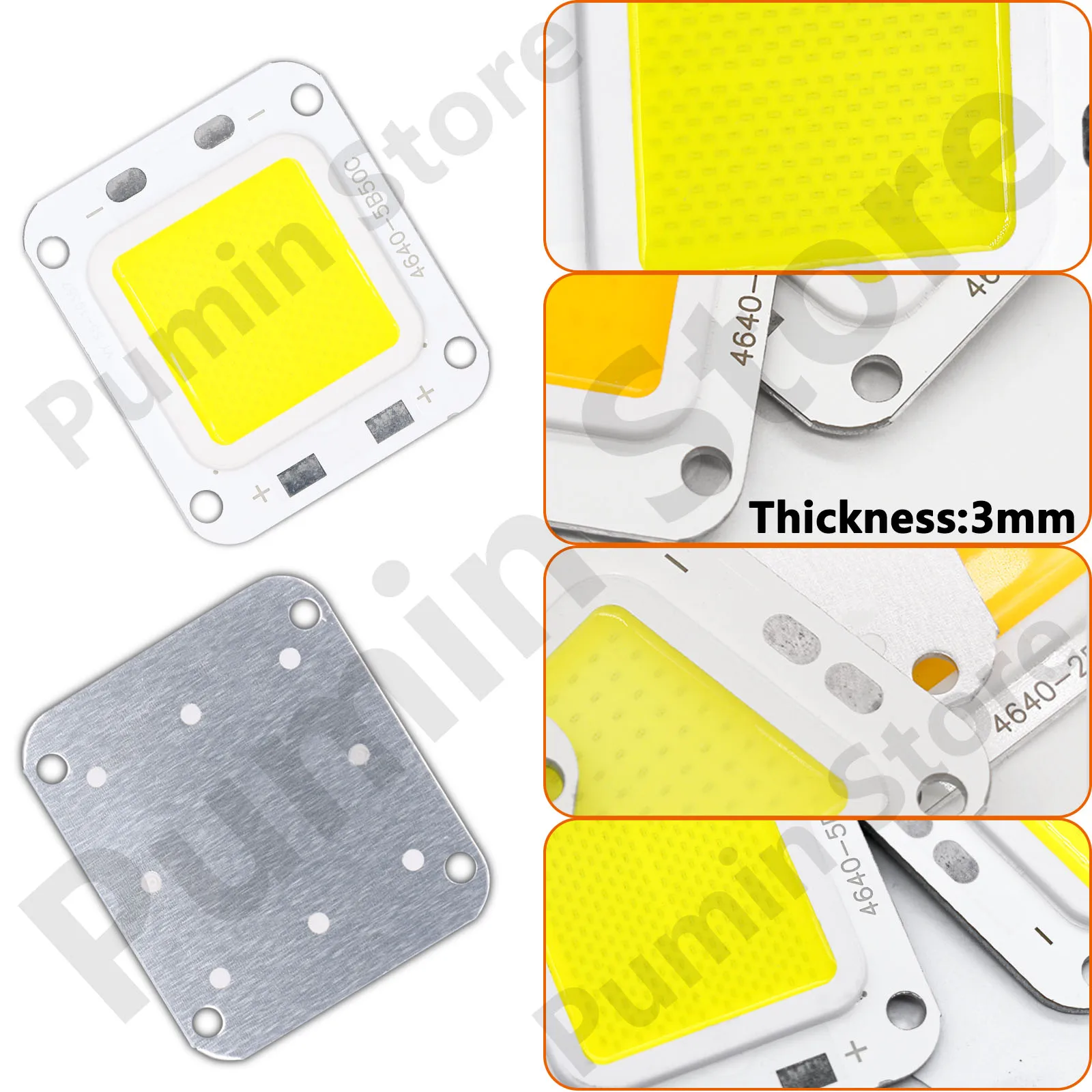 LED SMD High Voltage DC145-150V 100W 10 * 21mil For Outdoor Floodlight Headlight Chip Modification Light Source Accessories DIY