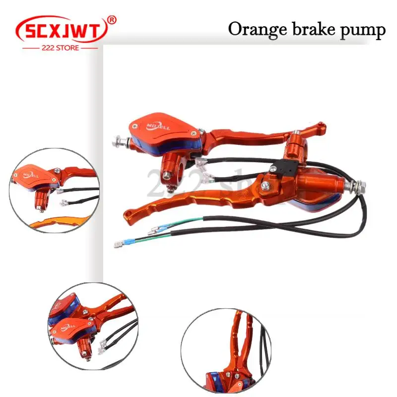 Bomba de freno de disco delantera y trasera para motocicleta eléctrica, adecuada para la modificación de la bomba de freno Turtle Monster