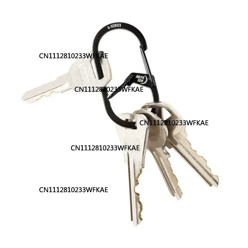 4PCSStainless Steel Quick Link Lock Ring Hook Outdoor Multi-function Water Bottle Quick Buckle Snap Shackle Chain Buckle for Key
