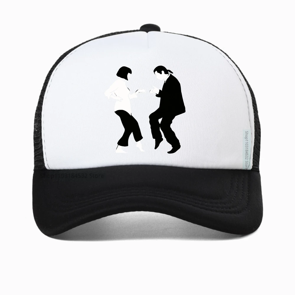 

Pulp Fiction Vintage hat Classic Movie Gift for Fans Friends Creative Punk Fun Men Baseball Cap Summer mesh breathable caps