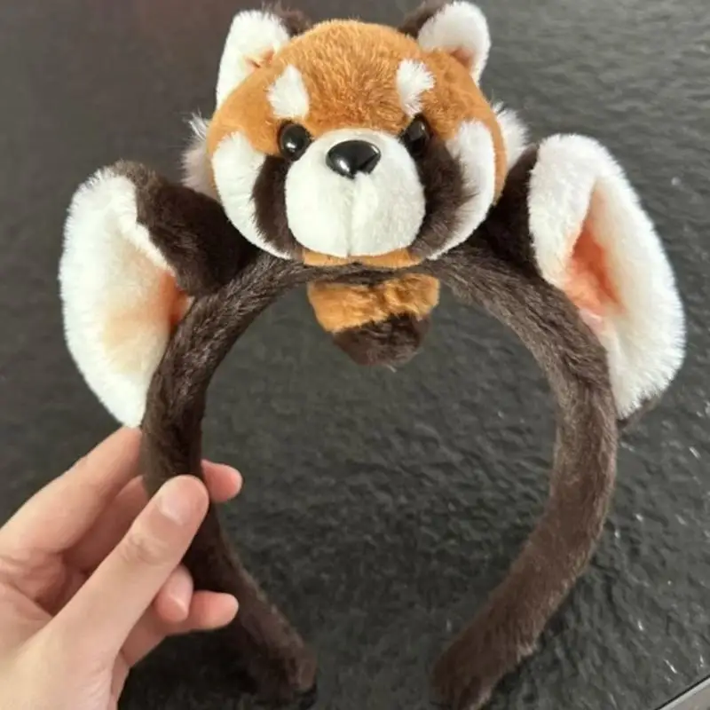 Cerceau raton laveur en peluche 270D pour adultes adolescents, couvre-chef fête à thème en raton laveur, bandeau