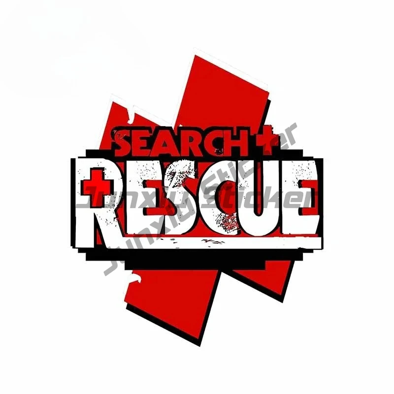 

For SEARCH RESCUE Car Door Stickers Cartoon Personality Decal Vinyl Material Suitable for VAN RV JDM
