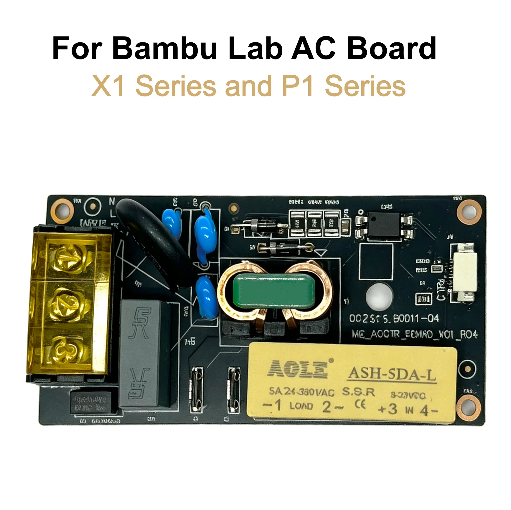 Ersatz-Netzteilplatine für Bambu Lab AC Board X1/P1 Serie, Zubehör für Bambu Lab 3D-Drucker