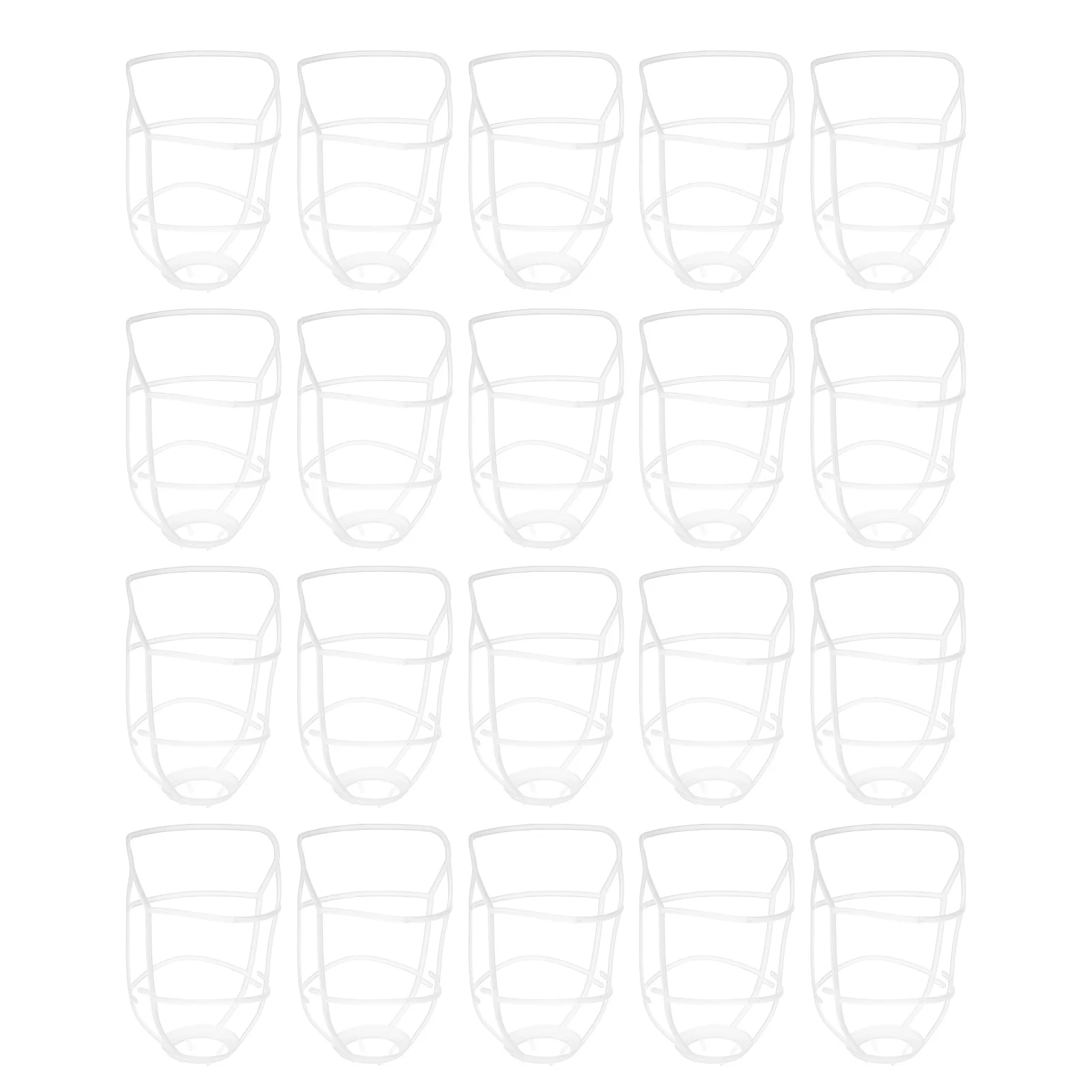 

20pcs Net Cover Reusable Hanging Nets Plastic Secure Fit Saline Bottle Storage Nets Hospital Clinic Use Infusion
