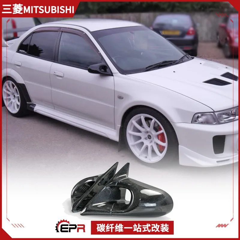 

Applicable to Mitsubishi Evolution5 6th generation modification, carbon fiber rearview mirror modification, bullet mirror left a