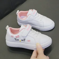 Zapatillas Kid Sneakers AutumnNew Girl Casual Shoe Soft Sole Skate Shoe White Tennis Shoe Kid Shoe Chunky Girl Shoe Zapatos Niña