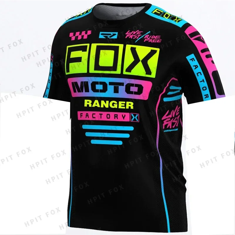 2024 men's downhil jerseys rangerfox hegyi Bicaj MTB shirts offroad Emirátusi dirham Motorbicikli mezt motocross sportwear Versenyzés Bicaj