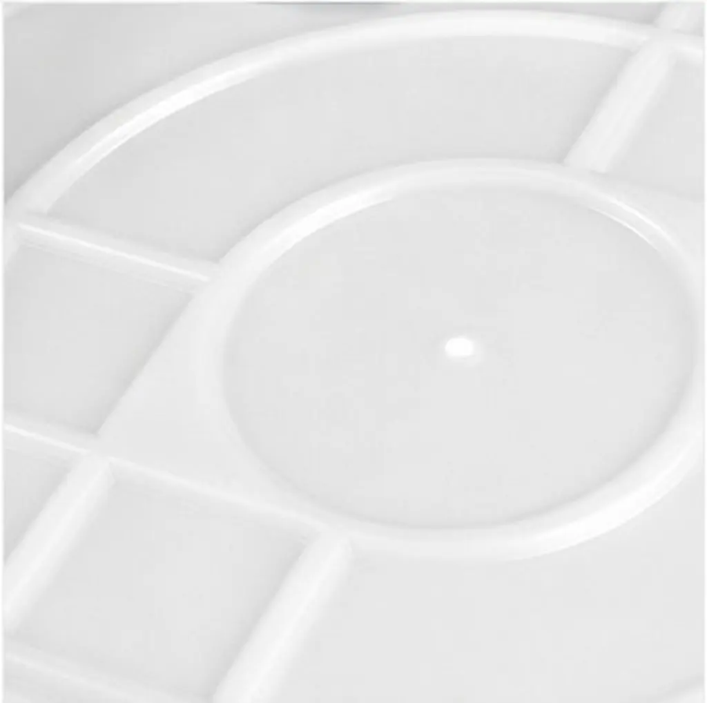 Pavement Stone Mould White Inside 25x25x5 Smooth Surface Concrete Stepping Stone Mold for Garden Path Courtyard Walkway