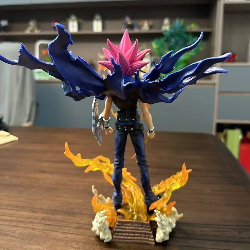 ¡Anime Yu-Gi-Oh! Los monstruos. Yami Yugi Atem figura de acción 20cm ARTFX J - 1/7 colección de PVC juguetes de modelos de muñecas para niños regalos